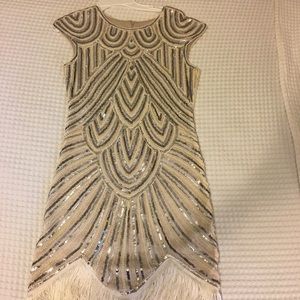 Flapper style sequined dress